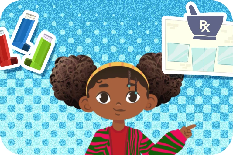 Clinical asthma guidance, turned into stories families can act on